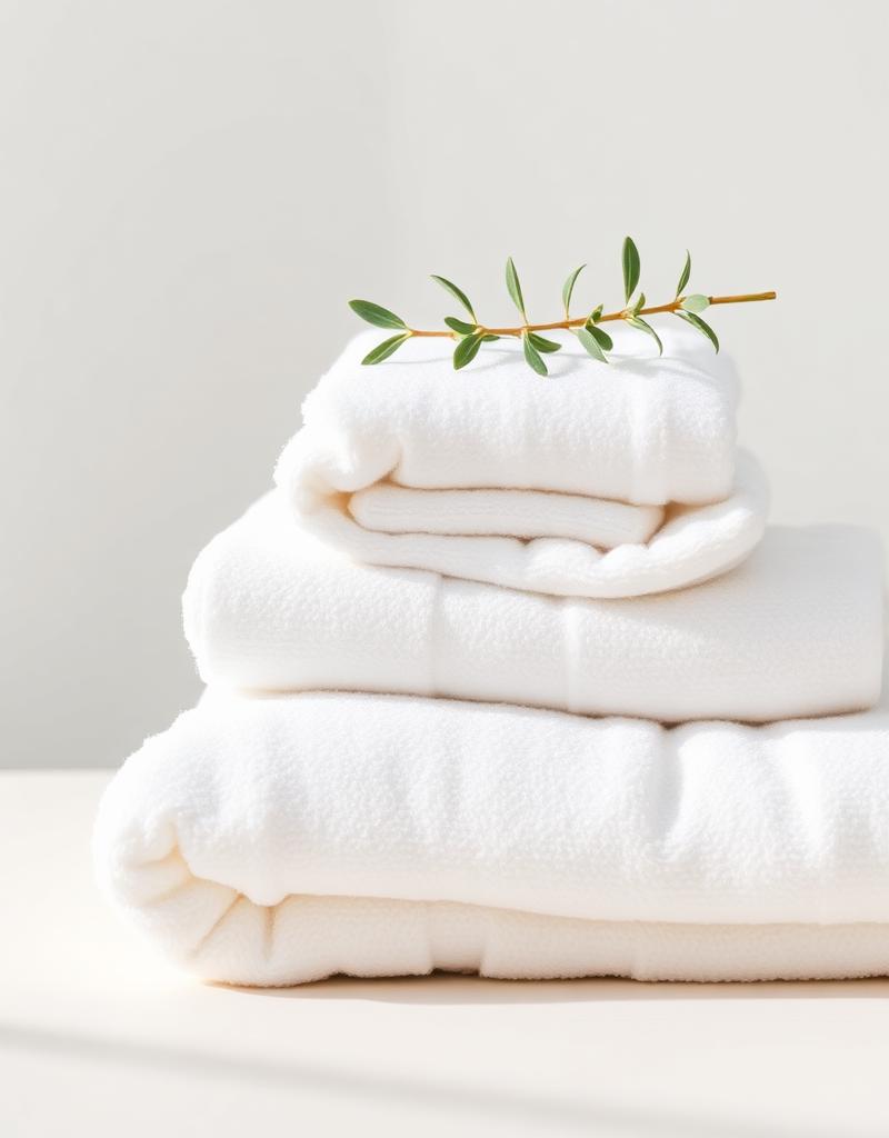 Fresh folded towels
